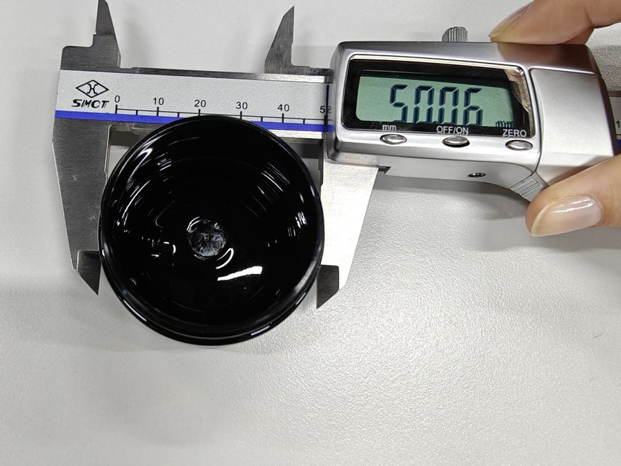 Caliper check on every batch